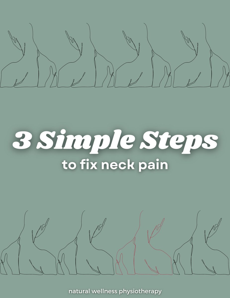3 simple steps to fix neck pain